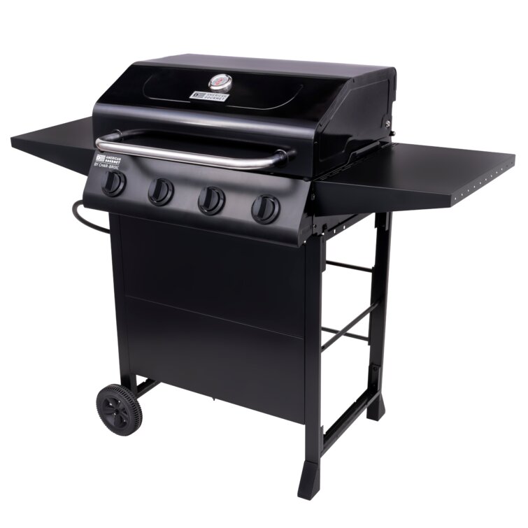 Four burner outlet gas bbq